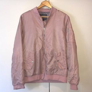 ROSE GOLD BOMBER JACKET
